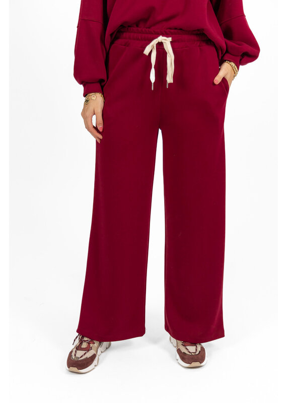 21Jewelz Casual straight leg jogger - bordeaux