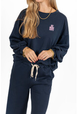 21Jewelz Sweater "no more oops" - navy blauw