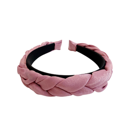 21Jewelz Gevlochten haarband - lila roze