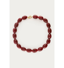 My Jewellery My Jewellery - Burgundy chunky kralenketting