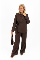 21Jewelz Effen overslag blazer - bruin