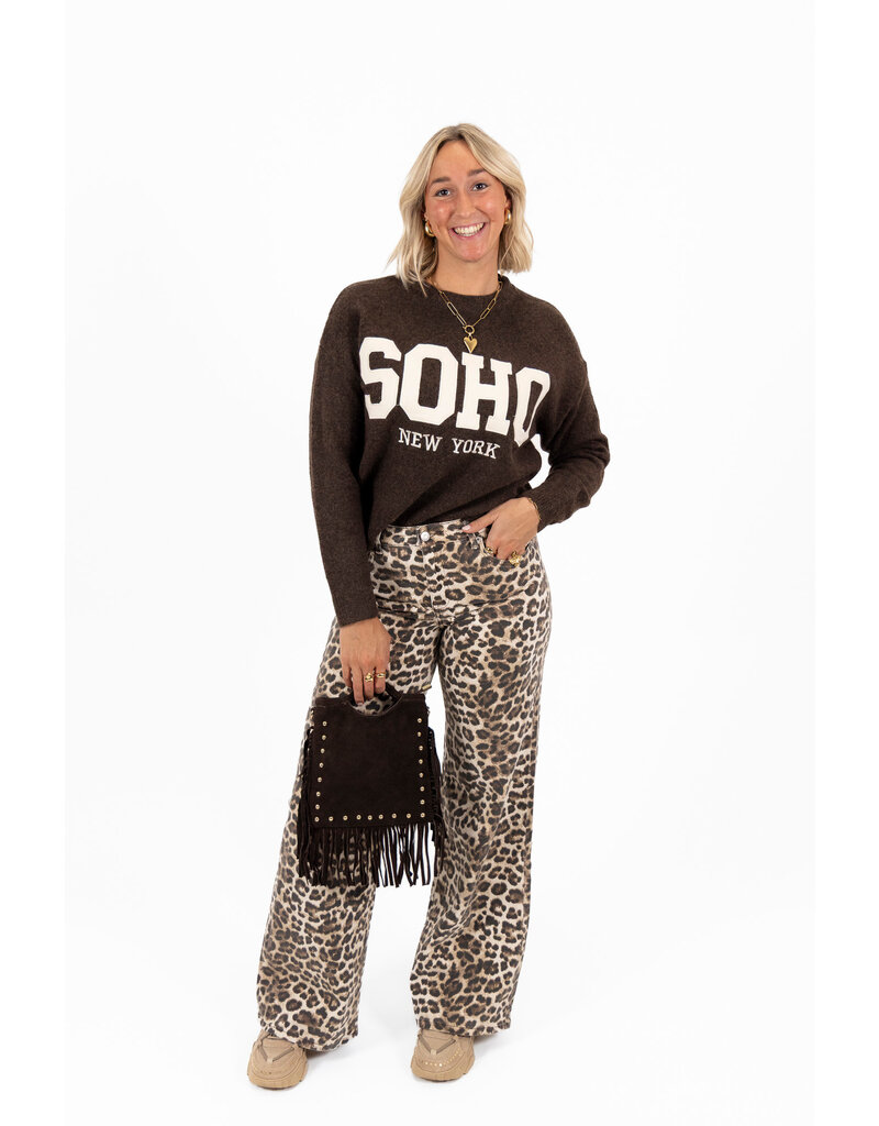 21Jewelz Soho trui - bruin