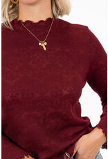 21Jewelz Top met printje - bordeaux