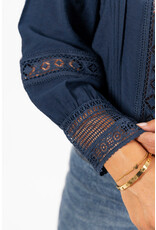 21Jewelz Blouse met opengewerkte details - navy