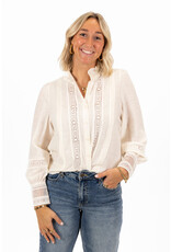 21Jewelz Blouse met opengewerkte details - ecru