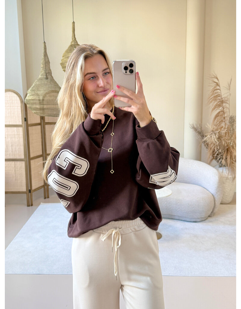 21Jewelz Sweater Copenhagen - choco bruin