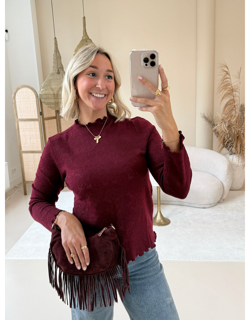 21Jewelz Top met printje - bordeaux