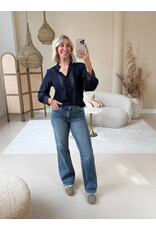 21Jewelz Blouse met opengewerkte details - navy