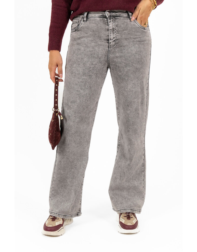 21Jewelz Wide leg jeans - washed grijs