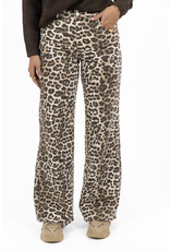 21Jewelz Wide leg jeans - lichte panterprint