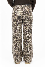 21Jewelz Wide leg jeans - lichte panterprint