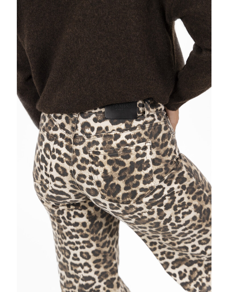21Jewelz Wide leg jeans - lichte panterprint