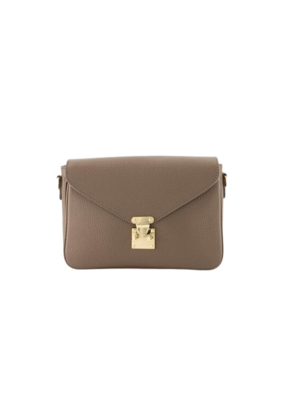 21Jewelz Effen tas met gouden sluiting - Taupe
