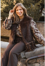 21Jewelz - The Label 21Jewelz | Fluffy Gilet - choco
