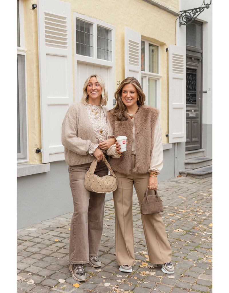 21Jewelz - The Label 21Jewelz | Fluffy Gilet - beige