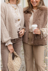 21Jewelz - The Label 21Jewelz | Fluffy Gilet - beige