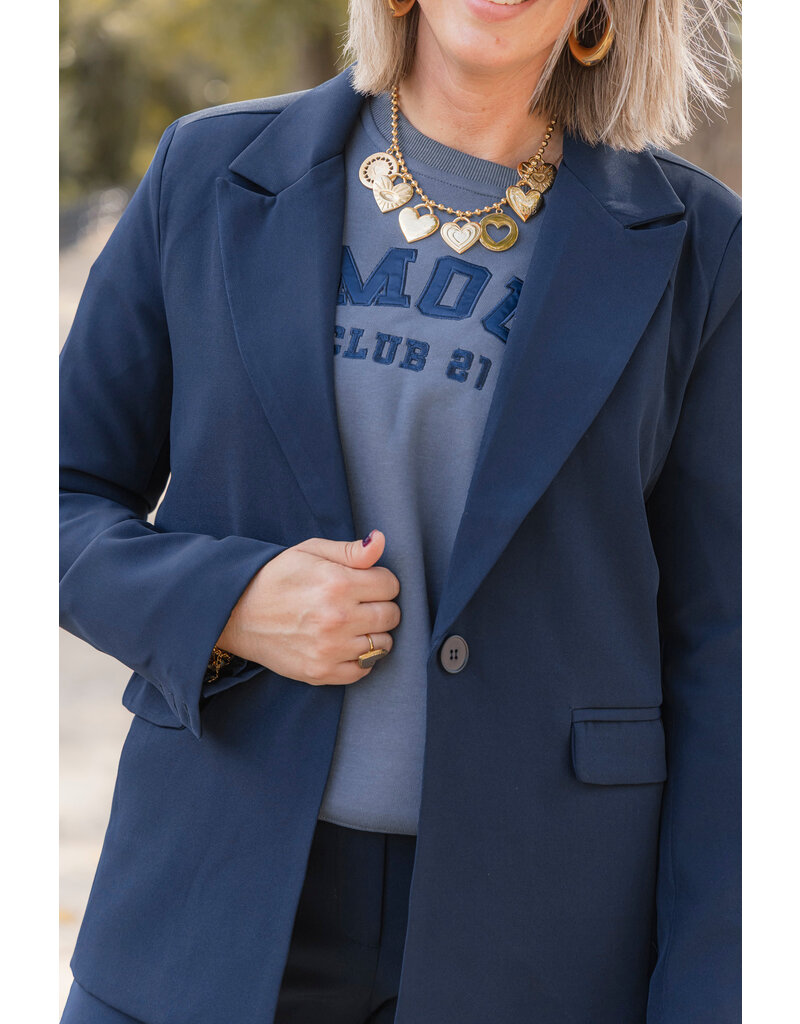 21Jewelz - The Label 21Jewelz | Blazer Sara - donkerblauw