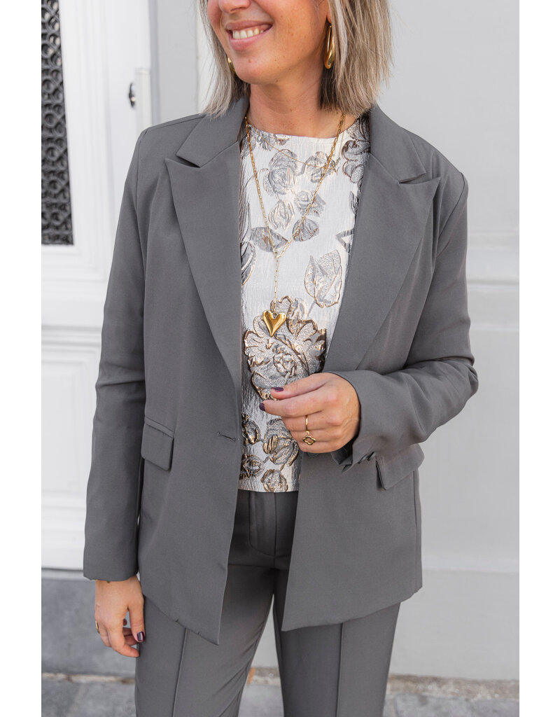 21Jewelz - The Label 21Jewelz | Blazer Sara - grijs