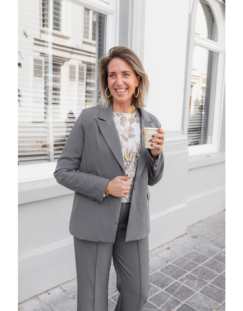 21Jewelz - The Label 21Jewelz | Blazer Sara - grijs