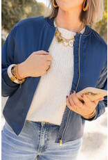 21Jewelz - The Label 21Jewelz | Bomber Myrthe - donkerblauw