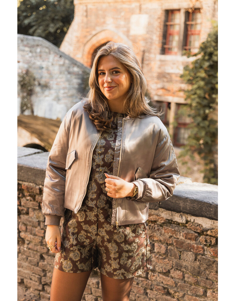 21Jewelz - The Label 21Jewelz | Bomber Myrthe - taupe