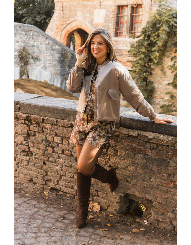 21Jewelz - The Label 21Jewelz | Bomber Myrthe - taupe