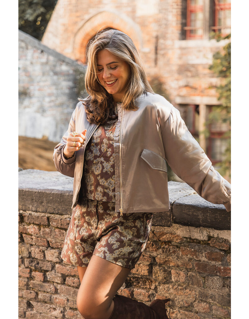 21Jewelz - The Label 21Jewelz | Bomber Myrthe - taupe