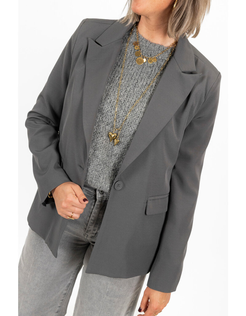 21Jewelz - The Label 21Jewelz | Blazer Sara - grijs