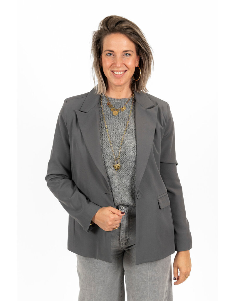 21Jewelz - The Label 21Jewelz | Blazer Sara - grijs