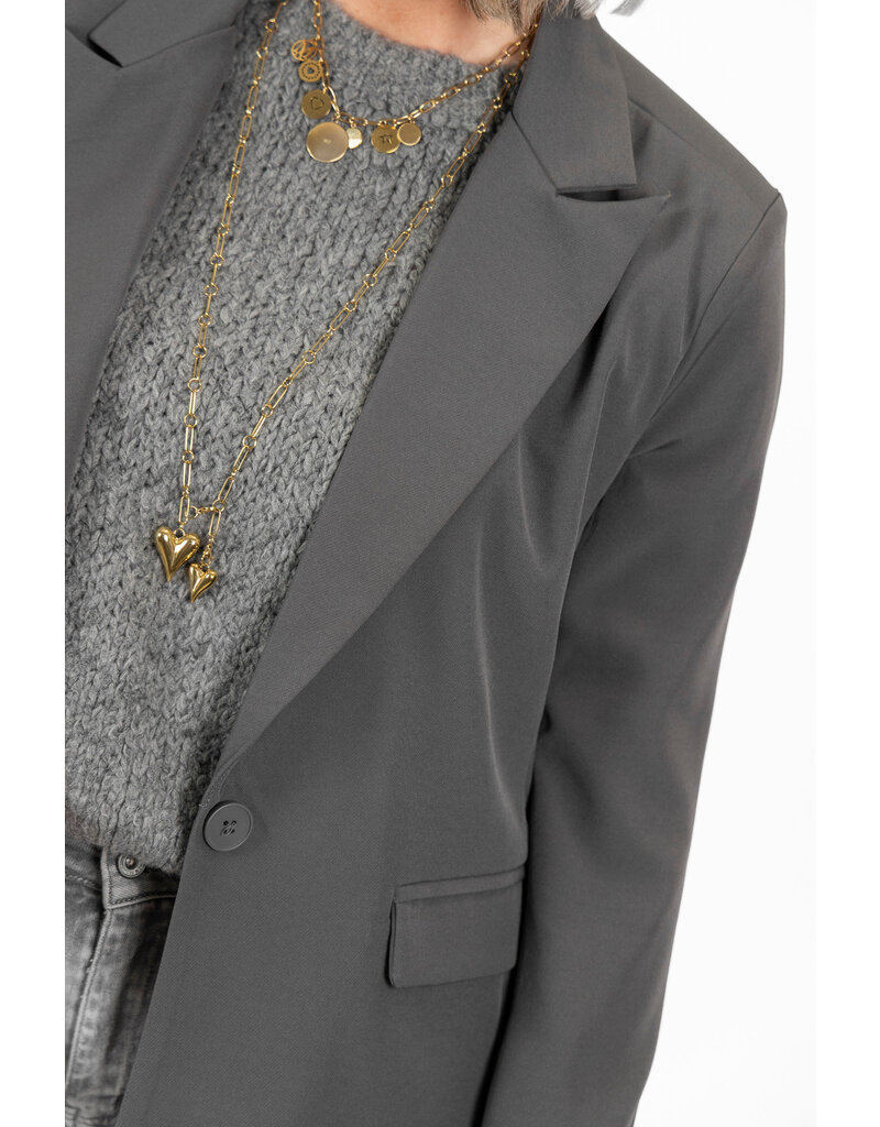 21Jewelz - The Label 21Jewelz | Blazer Sara - grijs