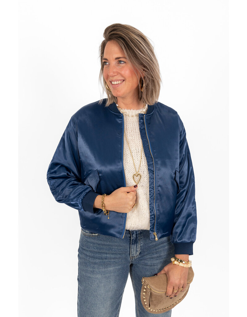 21Jewelz - The Label 21Jewelz | Bomber Myrthe - donkerblauw