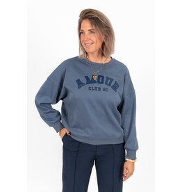 21Jewelz - The Label 21Jewelz | Sweater amour club 21 - blauw