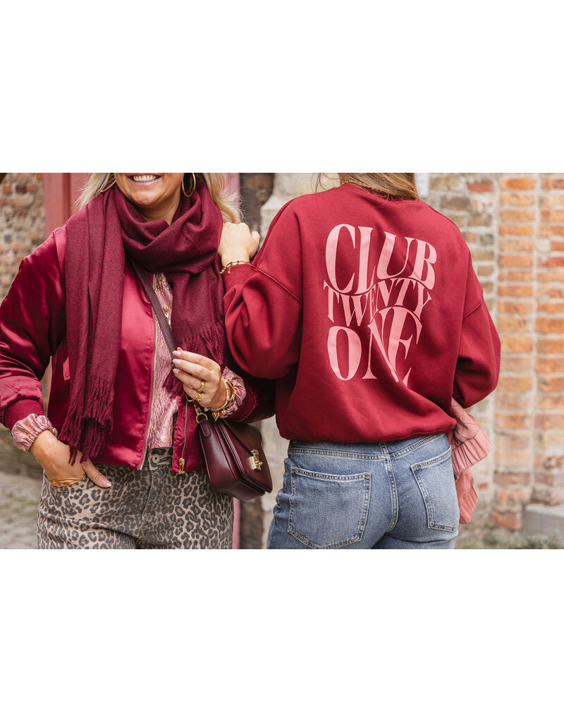 21Jewelz - The Label 21Jewelz | Sweater club 21 - bordeaux/roze
