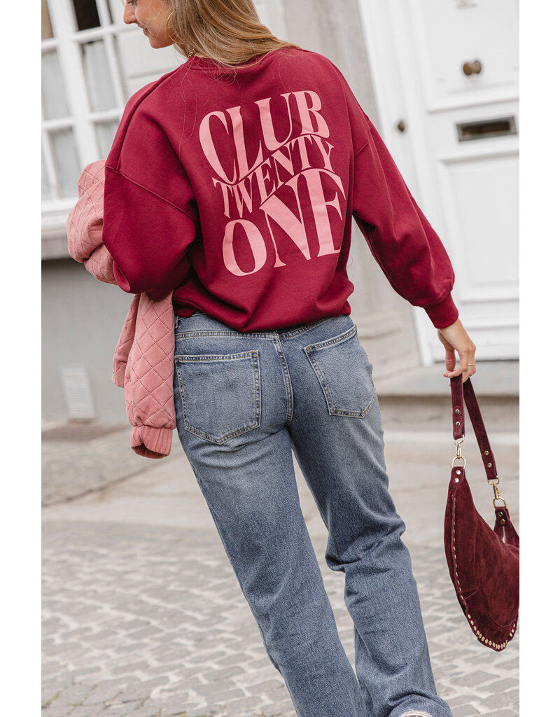 21Jewelz - The Label 21Jewelz | Sweater club 21 - bordeaux/roze