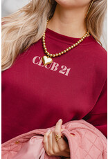 21Jewelz - The Label 21Jewelz | Sweater club 21 - bordeaux/roze