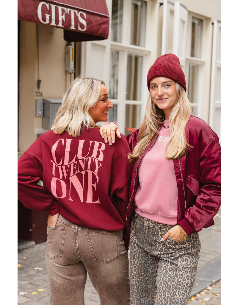 21Jewelz - The Label 21Jewelz | Sweater club 21 - bordeaux/roze