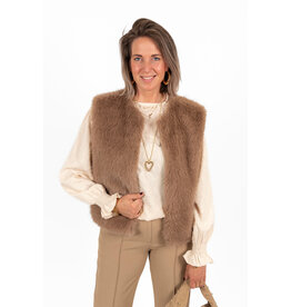 21Jewelz - The Label 21Jewelz | Fluffy Gilet - beige
