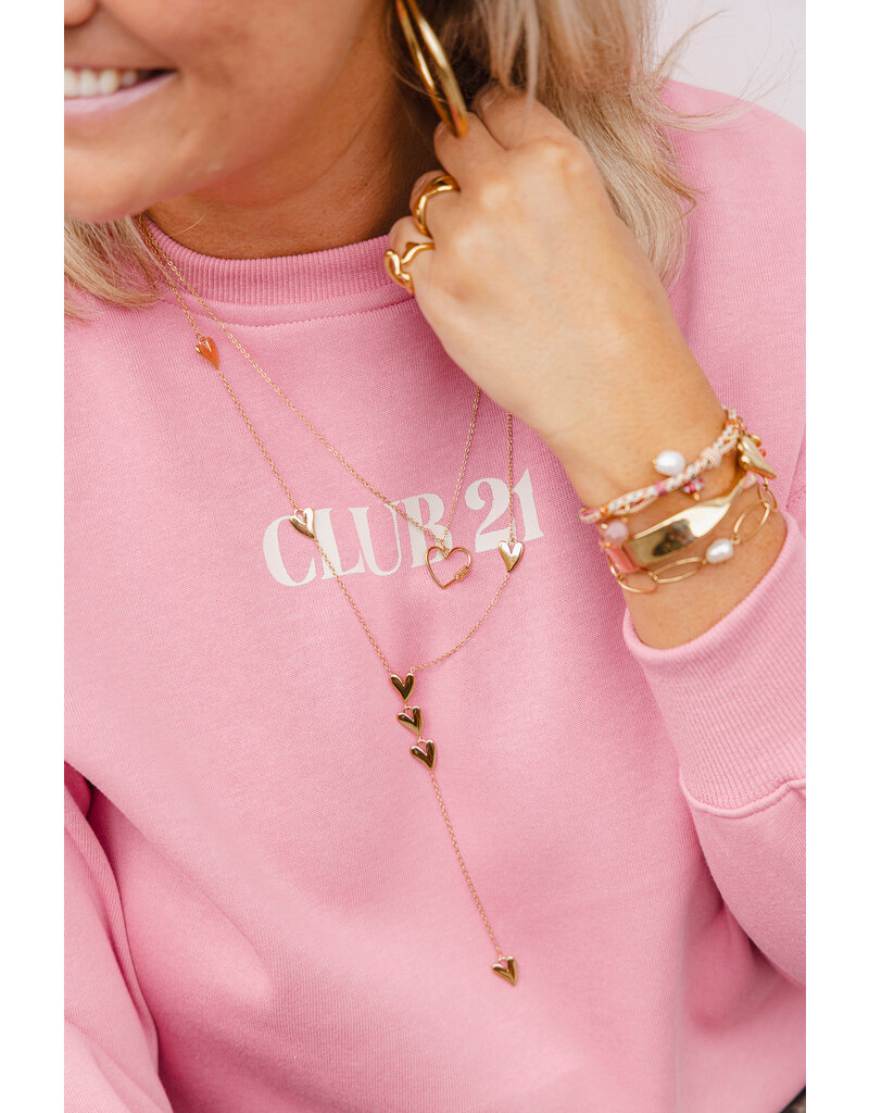 21Jewelz - The Label 21Jewelz | Sweater club 21 - roze/ecru