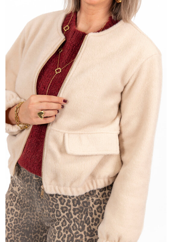 21Jewelz - The Label 21Jewelz | Bomber Bobbie - Ecru