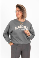 21Jewelz - The Label 21Jewelz | Sweater amour club 21 - grijs