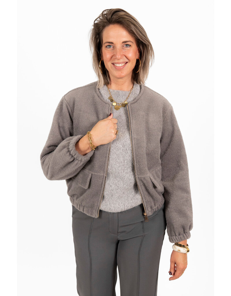21Jewelz - The Label 21Jewelz | Bomber Bobbie - Grijs