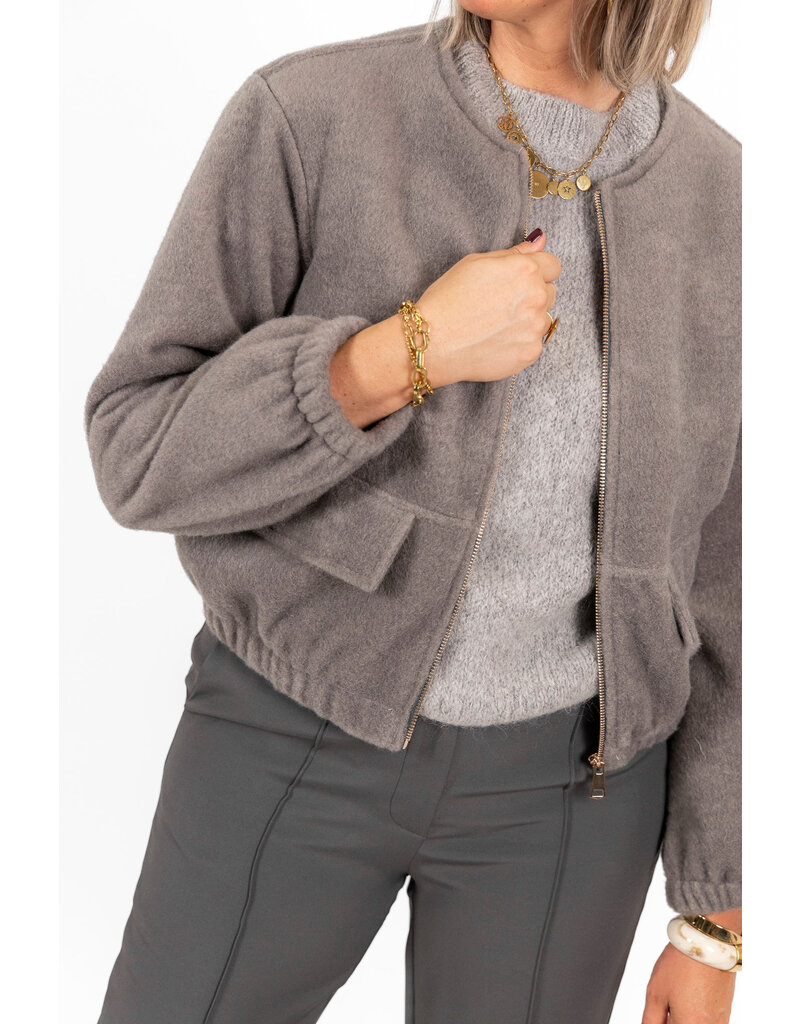 21Jewelz - The Label 21Jewelz | Bomber Bobbie - Grijs