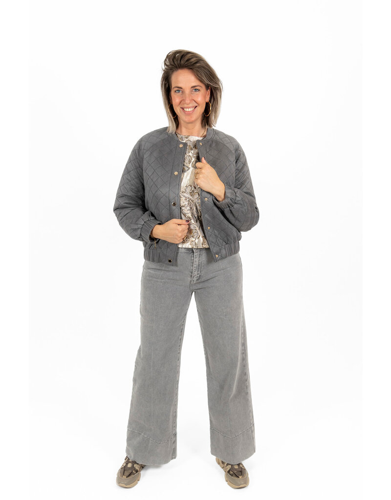 21Jewelz - The Label 21Jewelz | Bomber Esmee - grijs