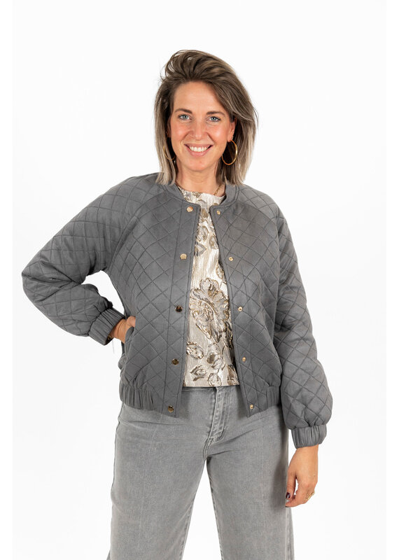 21Jewelz - The Label 21Jewelz | Bomber Esmee - grijs
