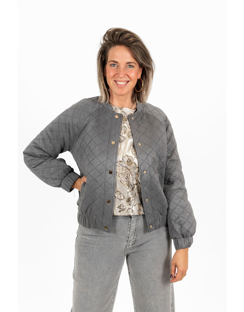 21Jewelz - The Label 21Jewelz | Bomber Esmee - grijs