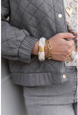 21Jewelz - The Label 21Jewelz | Bomber Esmee - grijs