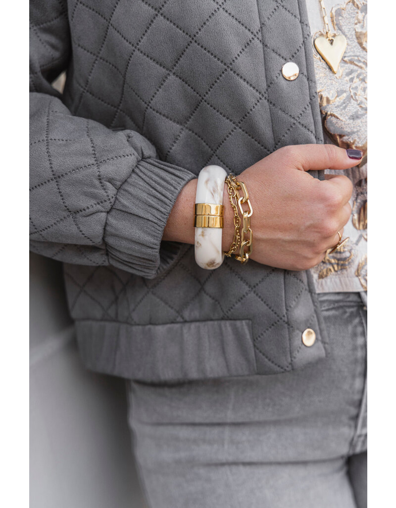 21Jewelz - The Label 21Jewelz | Bomber Esmee - grijs