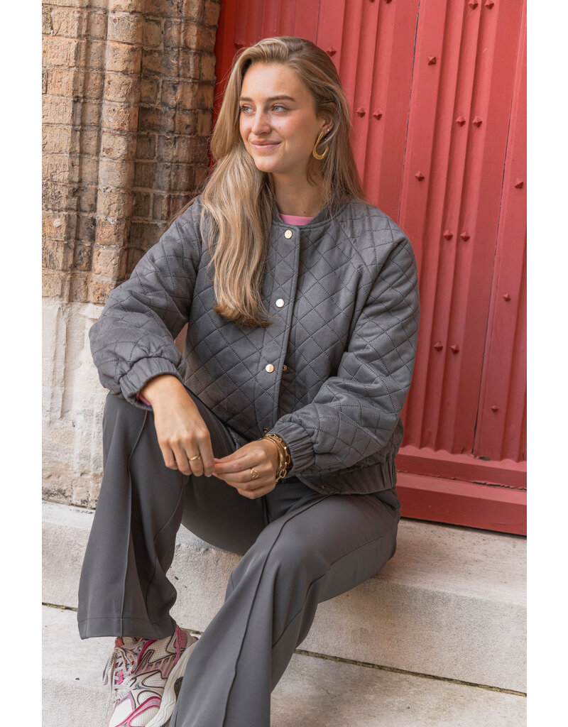 21Jewelz - The Label 21Jewelz | Bomber Esmee - grijs