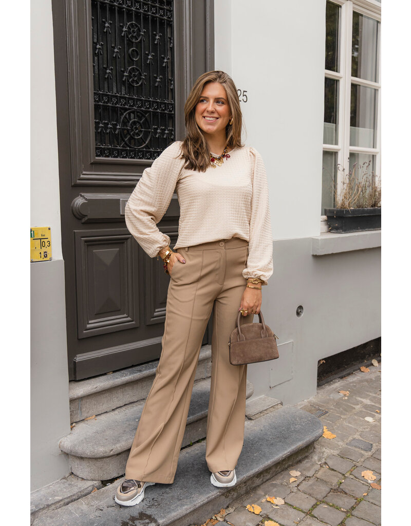 21Jewelz - The Label 21Jewelz | Pantalon Sara - taupe
