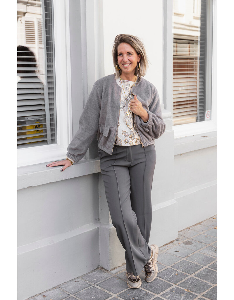 21Jewelz - The Label 21Jewelz | Bomber Bobbie - Grijs